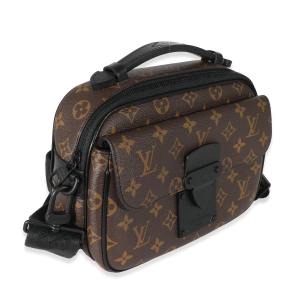 135708 pv Louis Vuitton Monogram Macassar Canvas S Lock Messenger