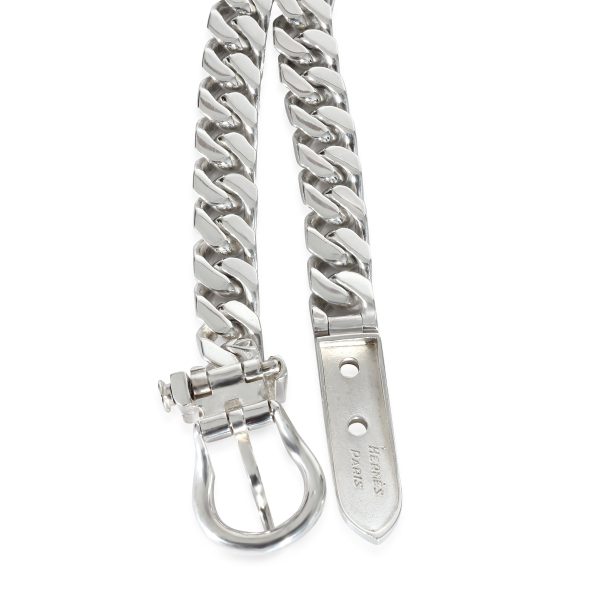 135724 clasp Hermès Buckle Collar Necklace in Sterling Silver