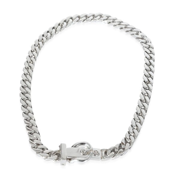 135724 pv Hermès Buckle Collar Necklace in Sterling Silver