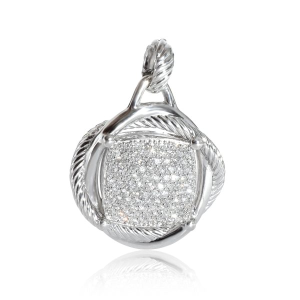 135785 fv 2f77ba59 c3aa 4c50 9502 efbb2cb50793 David Yurman Infinity Diamond Pendant in Sterling Silver 147 CTW