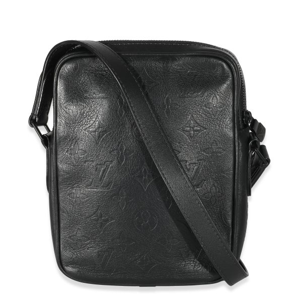 135804 pv Louis Vuitton Black Monogram Shadow Danube PM