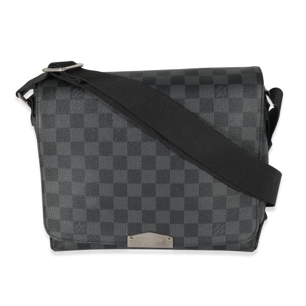 135945 fv Louis Vuitton Damier Graphite Canvas District PM