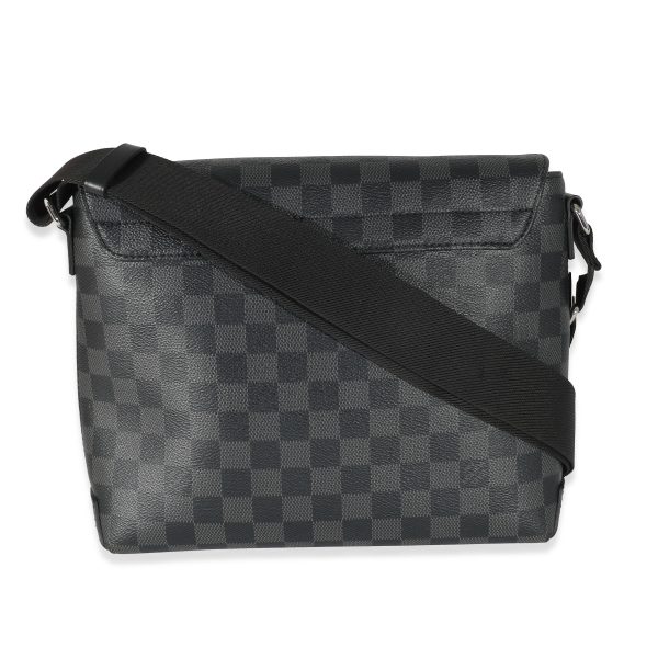 135945 stamp Louis Vuitton Damier Graphite Canvas District PM