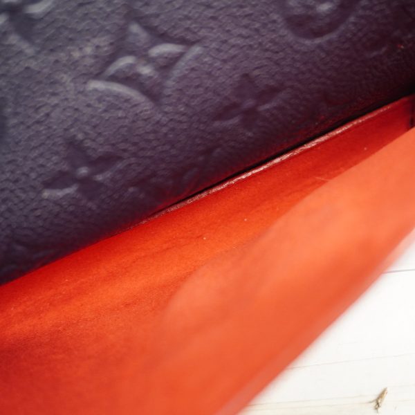 14 Louis Vuitton Shoulder Bag Vavin Empreinte PM Marine Rouge