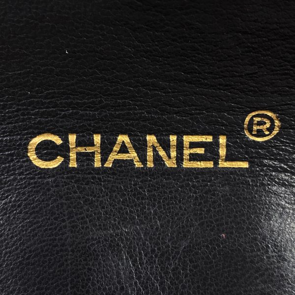 14 Chanel Coco Mark Chain Matelasse Mademoiselle Black