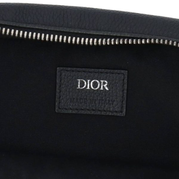 15052 231003 0029 4 Christian Dior Safari Messenger Shoulder Bag Black Leather