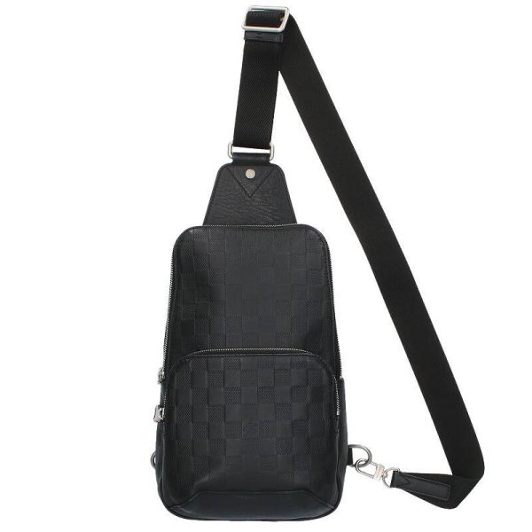 15052 231109 0023 1 Louis Vuitton Avenue Sling Bag Damier Infini Shoulder Bag Black