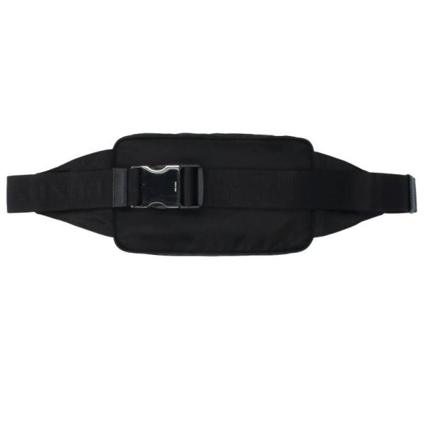 15054 231125 0276 2 Prada Re nylon Triangle Plate Body Waist Bag Black