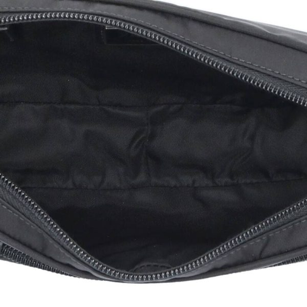 15054 231125 0276 4 Prada Re nylon Triangle Plate Body Waist Bag Black