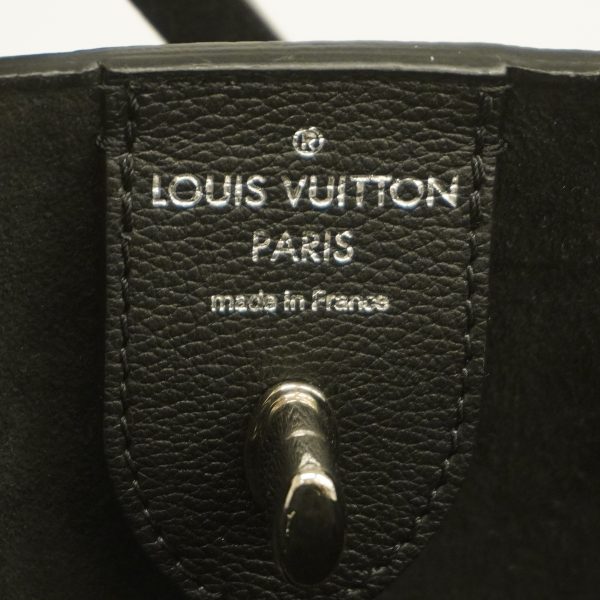 1683960 1993 5 Louis Vuitton Tote Bag LockMe Cover Noir Leather Black