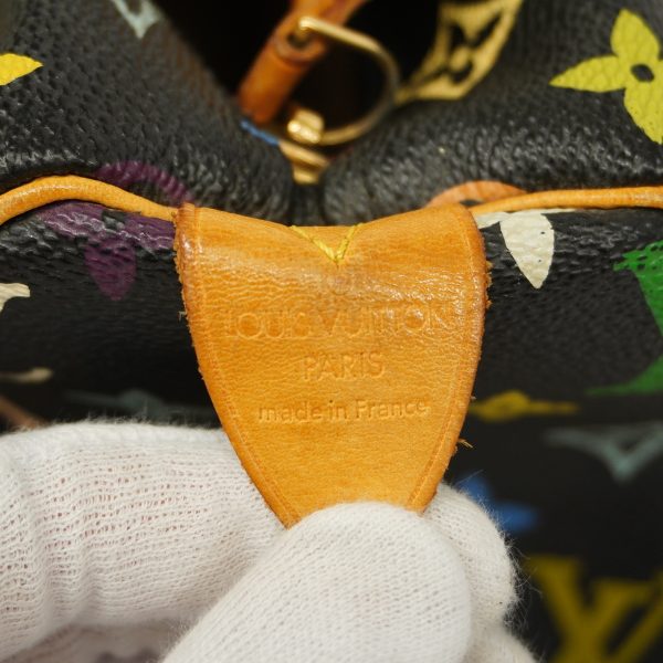 1685569 1993 5 Louis Vuitton Handbag Monogram Multicolor Speedy 30 Noir