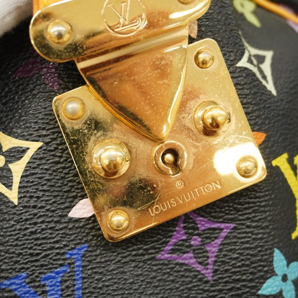 1685569 1993 9 Louis Vuitton Handbag Monogram Multicolor Speedy 30 Noir