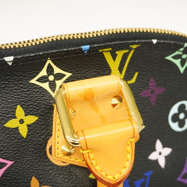 1693487 1993 10 Louis Vuitton Handbag Monogram Multicolor Alma Leather Noir