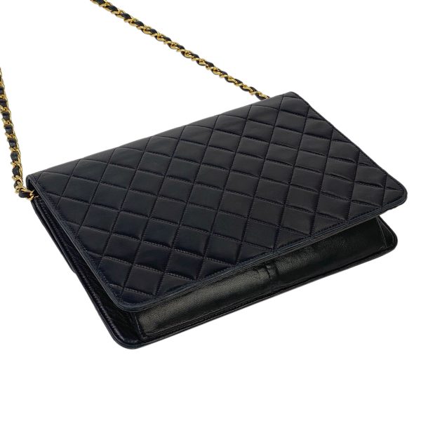 2 Chanel Matelasse Single Flap Chain Coco Black