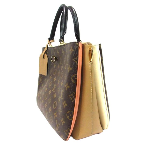 2 Louis Vuitton Mille feuille 2way Shoulder Bag Sesame Peche