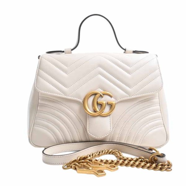 3 Gucci GG Leather Top Handle Small Handbag