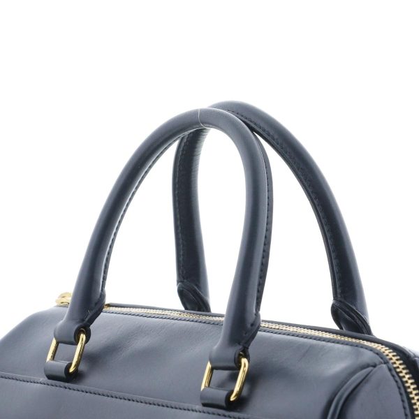 3 Saint Laurent Double Handbag Bag Navy