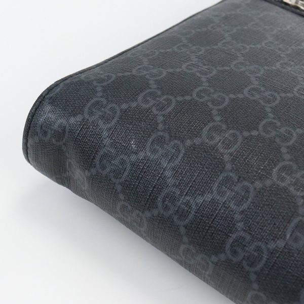 3 Gucci Messenger Bag GG Supreme Shoulder Bag Black