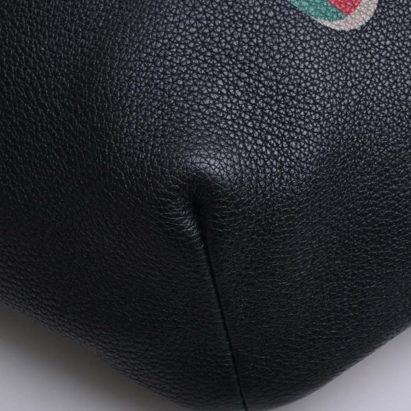 3 Gucci Leather Body Waist Shoulder Bag Black