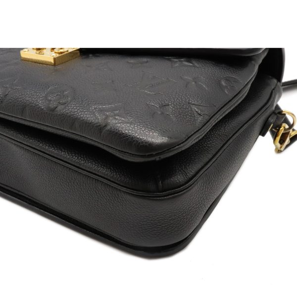 3 Louis Vuitton Empreinte Pochette Metis MM Clutch Bag Noir