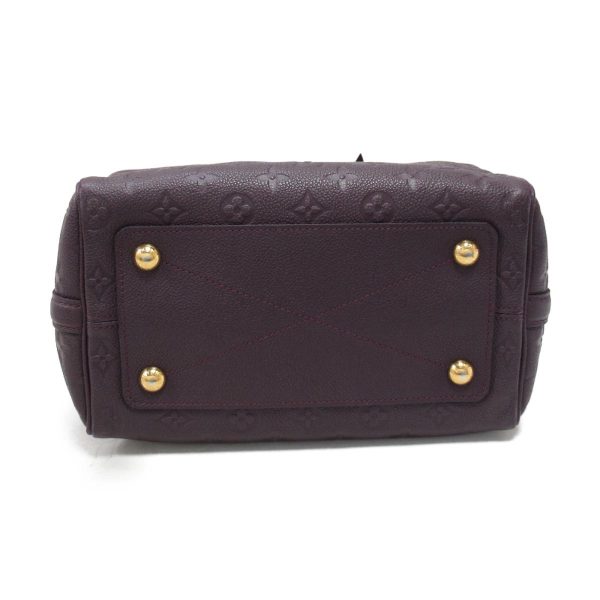 3 Louis Vuitton Speedy Bandouliere 25 Handbag Bag Empreinte Purple