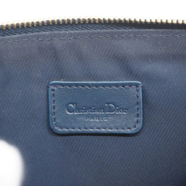 4 Christian Dior Handbag Trotter Leather Navy