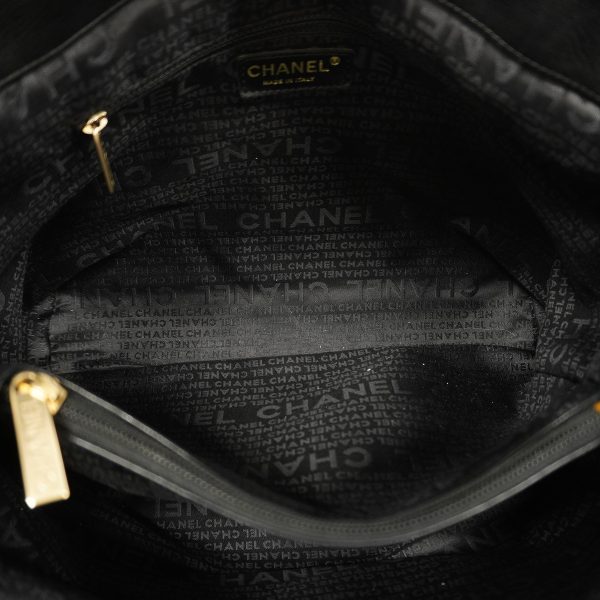 4 Chanel Tote Bag Leather Black