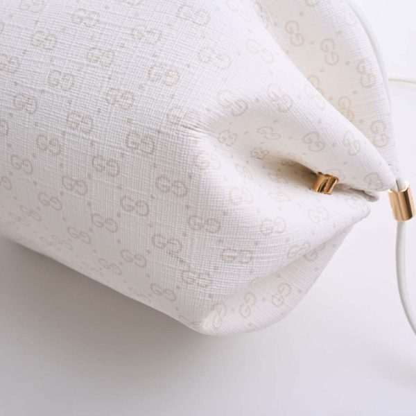 4 Gucci Micro GG Leather Mini Shoulder Bag White