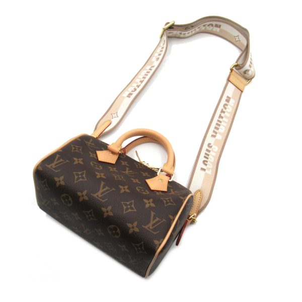 4 Louis Vuitton Speedy Bandouliere 20 Shoulder Bag Brown