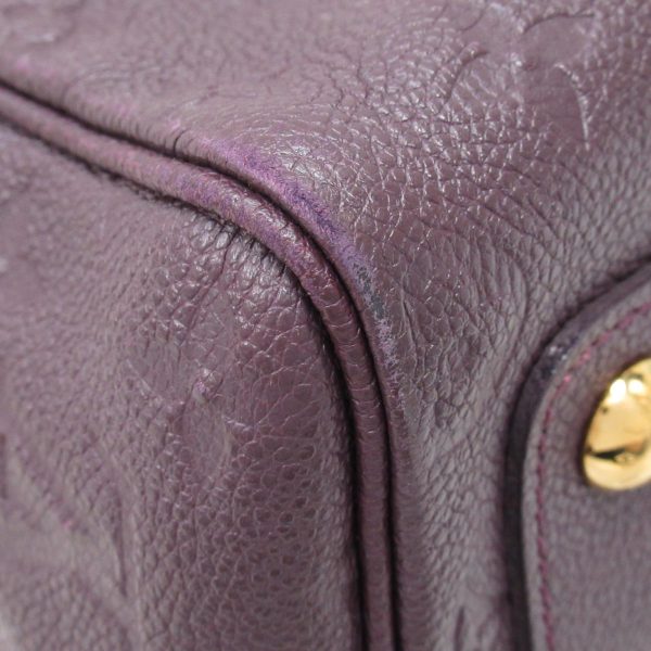 4 Louis Vuitton Speedy Bandouliere 25 Handbag Bag Empreinte Purple