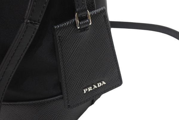 5 Prada Nylon Shoulder Bag Black