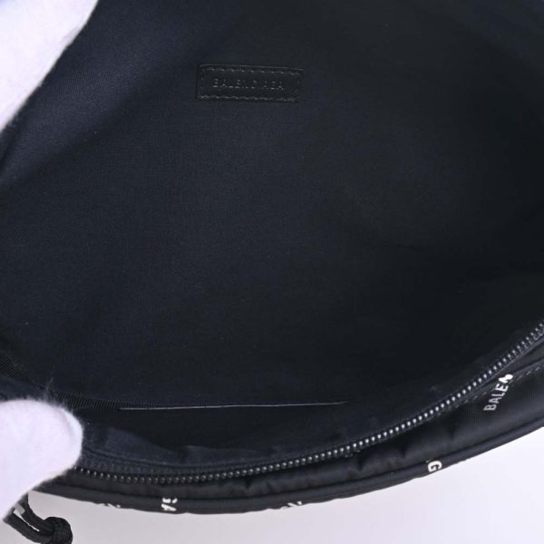 5 Balenciaga Nylon Explorer Pouch Belt Bag Black