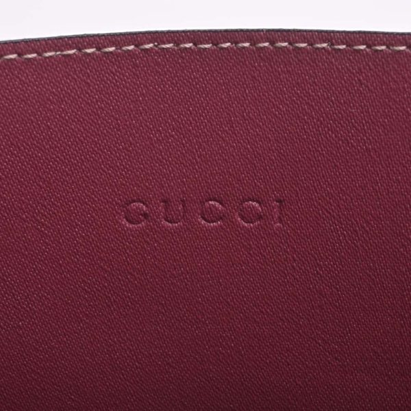 5 Gucci GG Leather Reversible Tote Bag Beige red