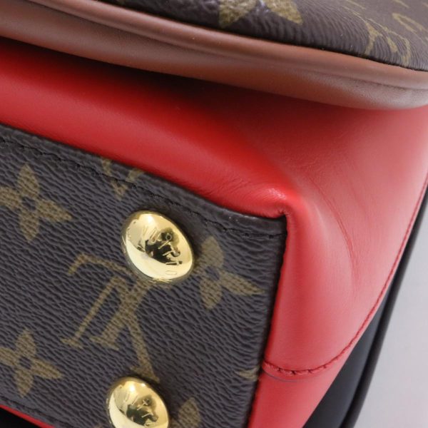 5 Louis Vuitton Mille feuille Handbag Bag Monogram Black Brown