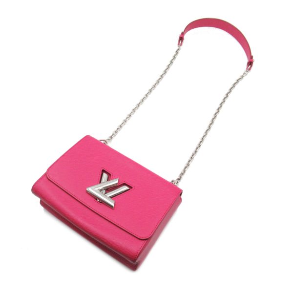 5 Louis Vuitton Twist MM Shoulder Bag Leather Epi Pink