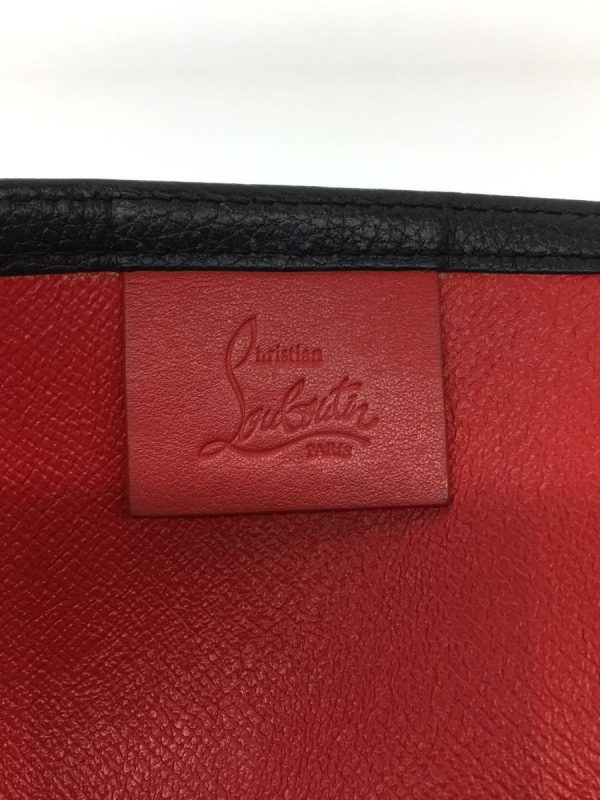 5 Christian Louboutin Tote Bag Leather Black