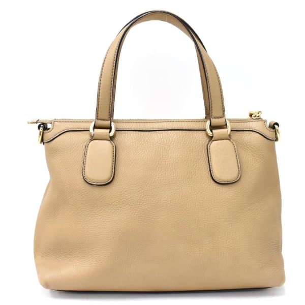 5000049884102523 3 Gucci Soho Interlocking G 2way Handbag Tassel Leather Beige