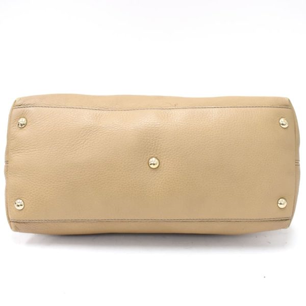 5000049884102523 4 Gucci Soho Interlocking G 2way Handbag Tassel Leather Beige