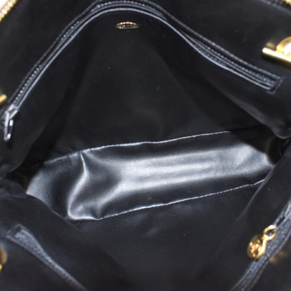 5000065884102216 8 Chanel Chain Shoulder Bag Matelasse Lambskin Leather Black Gold Hardware