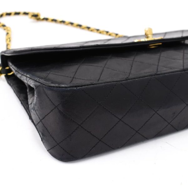 5000065884102303 5 Chanel Chain Shoulder Bag Matelasse Coco Mark Leather Black Gold Hardware