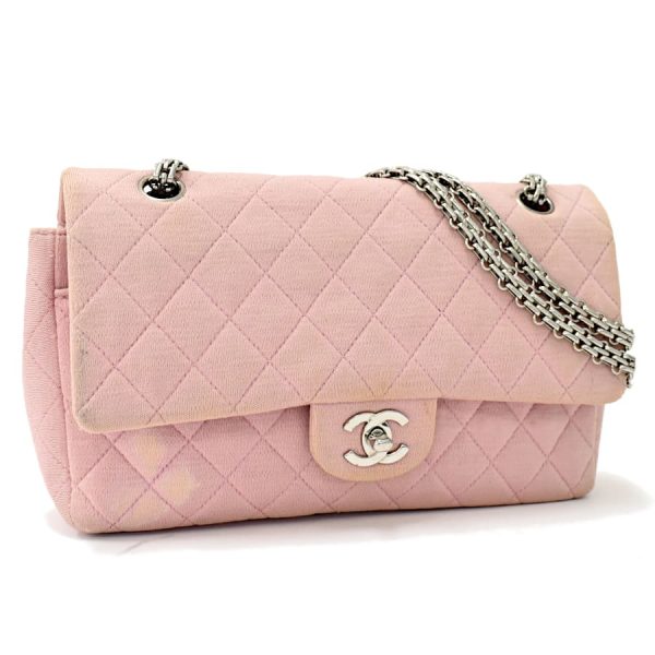 5000065884102430 1 Chanel Chain Shoulder Bag Matelasse Coco Mark W Flap Chain Pink