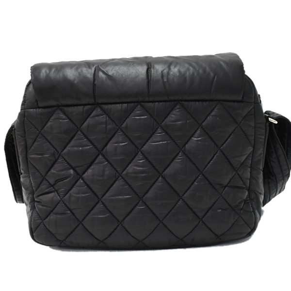 5000065884102515 3 Chanel Coco Cocoon Shoulder Bag Matelasse Nylon Black Crossbody