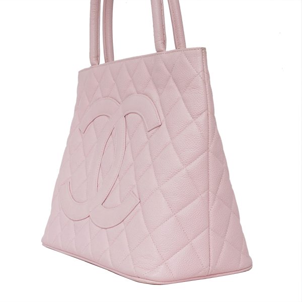 5000065884400595 2 Chanel Tote Bag Caviar Skin Pink