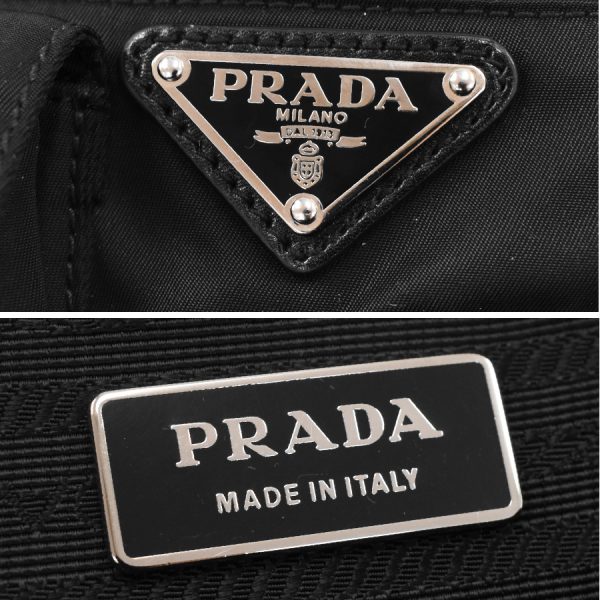 5000105884102814 9 Prada Body Bag Waist Bag Crossbody Nylon Black Triangle Logo