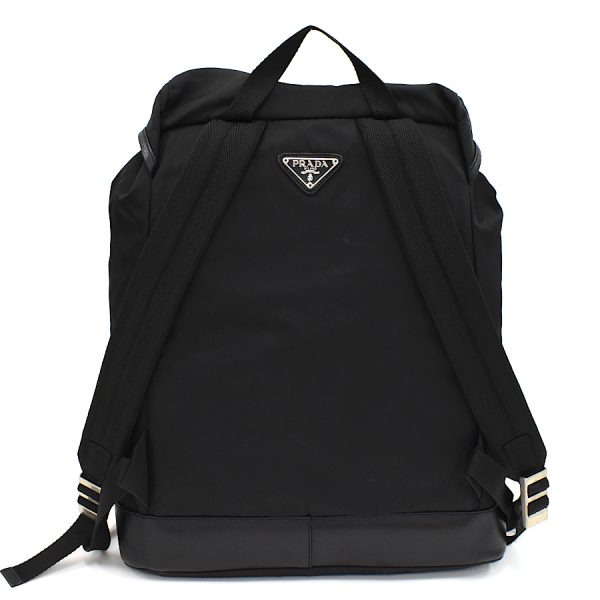 5000105884102984 3 Prada Rucksack Backpack Viaggio Nylon Leather Tesuto Saffiano Black