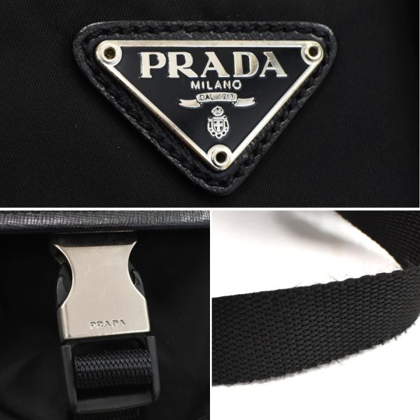 5000105884102984 9 Prada Rucksack Backpack Viaggio Nylon Leather Tesuto Saffiano Black