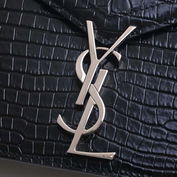 6 Saint Laurent Chain Shoulder Bag Black