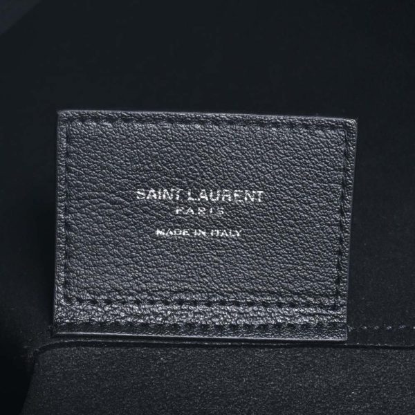 6 Saint Laurent Leather Tote Bag Black