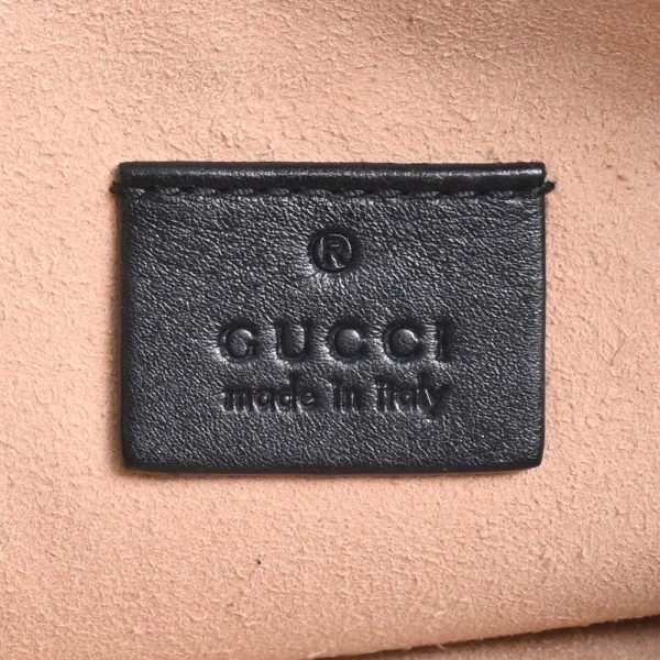 6 Gucci GG Marmont Leather Shoulder Bag Black