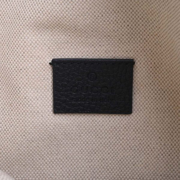 6 Gucci Leather Body Waist Shoulder Bag Black
